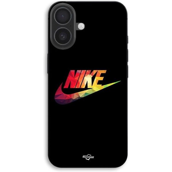 Etui Na Telefon - Maniacase - Iphone 17 - Silikon Tpu - MięKkie - Kolorowe Logo Czarny-image