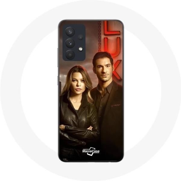 Funda Para Samsung Galaxy A13 4G / A13 4G Lite Chloe Decker Y Lucifer Morningstar-image