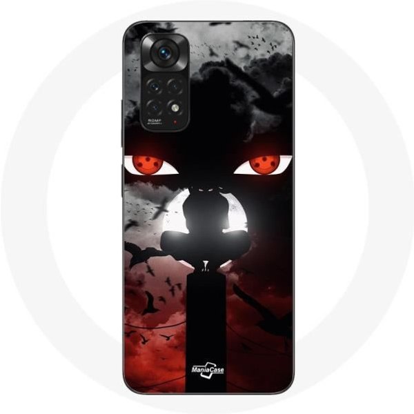 Coque Pour Xiaomi Redmi Note 11 4G Itachi Uchiwa Naruto Anime Art-image