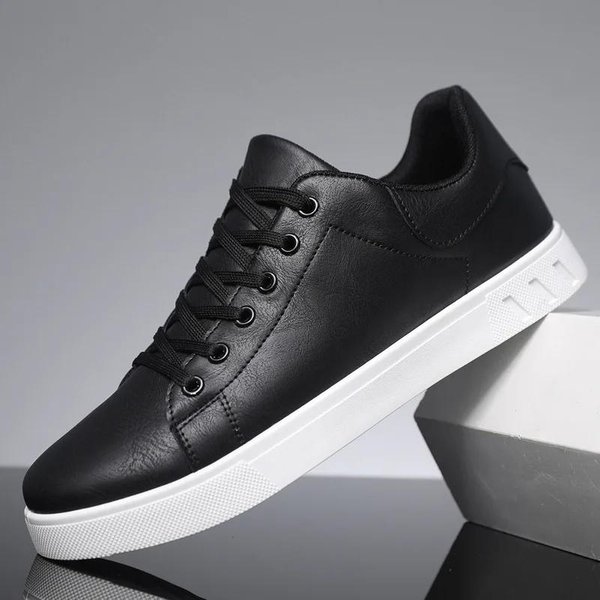 Zapatos Casuales Mocasines Zapatillas De Cuero BritáNico Zapatos Planos Zapatos CláSicos De Cuero Para Hombre Primavera Verano Nuevo Trendy Combinable Plataforma 41-image