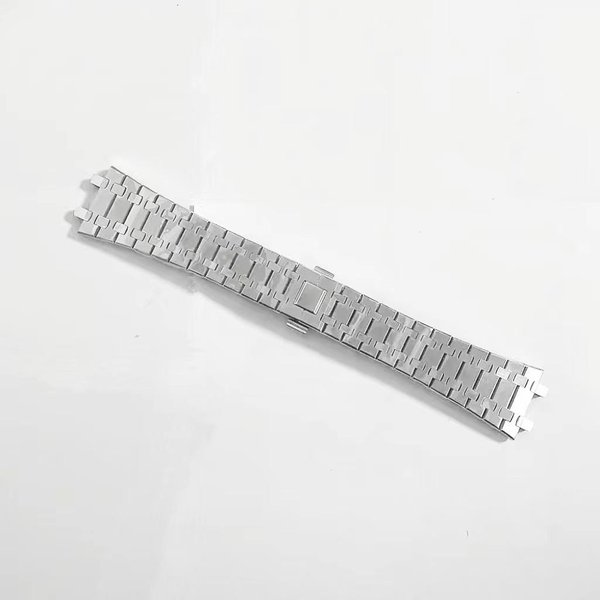 Dla AP 15400 Audemars Piguet Royal Oak GA2100 2110 Pasek MęSki Srebrna Wodoodporna Bransoleta 26Mm 316 Stal Nierdzewna Pasek Do Zegarka 21Mm White-image