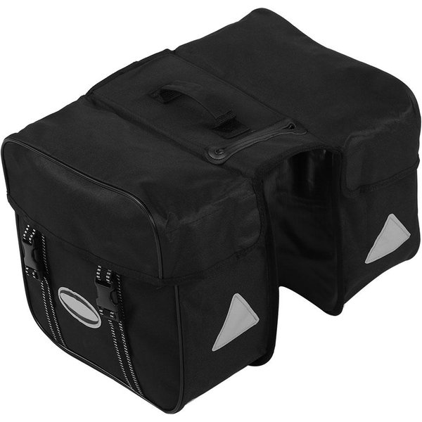 Bolsa Trasera Impermeable Para Bicicleta De Exterior, Alforja Doble Para Viaje, Portaequipajes, Maletero-image