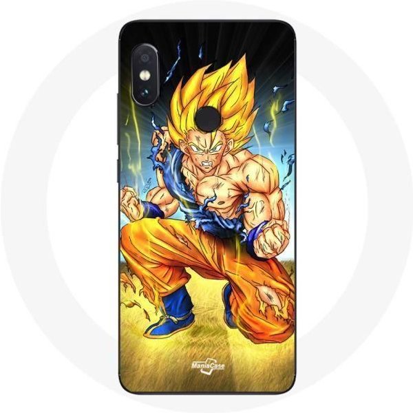 Funda Para Xiaomi Redmi Note 5 CáMara Dual AI Son Goku Dragon Ball Cuerpo Enojado-image