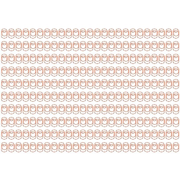250 Sztuk Eleganckich Spinaczy Do Papieru MałE Serduszka Pokryty Plastikiem Drut Szeroko Stosowane Urocze Spinacze Do Domu SzkołY Biura RóżOwe Beige-image