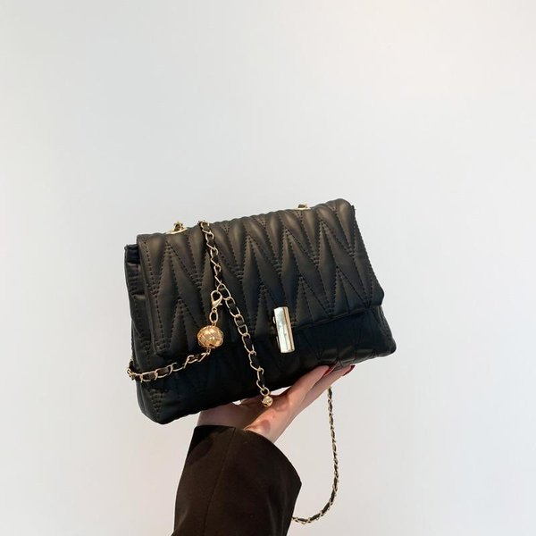 Bolso De Alta Gama Para Mujer Nuevo Bolso De Hombro Bordado Con Textura De Moda Para Verano Nicho VersáTil Bolso Bandolera De Cadena-image