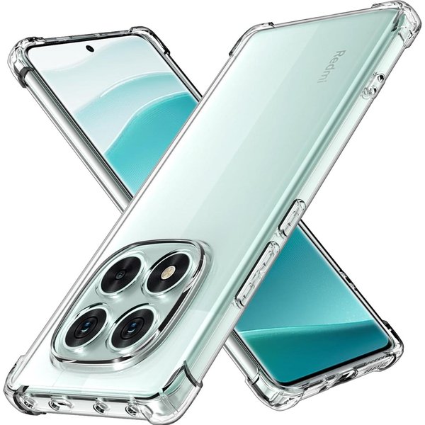 Przezroczyste Etui TPU Do Xiaomi Redmi Note 14 Pro 5G Pro+ Plus Ochronne Etui Cztery Rogi Odporny Na WstrząSy Zderzak Coque Fundas Redmi Note 14 Pro 5G-image