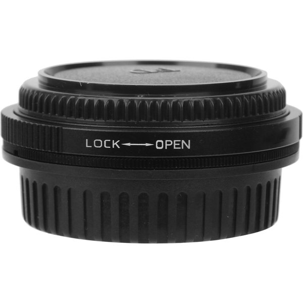 Adapter Mocowania Obiektywu Fdeos Do Obiektywu Canon FD Do Korpusu Aparatu Canon EOS EF EFS Black-image