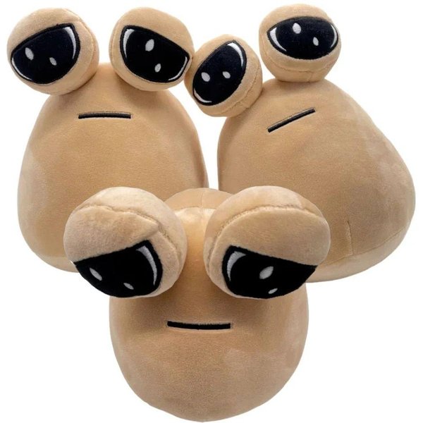 22Cm MóJ Zwierzak Kosmita Pou Pluszowa Zabawka Gametoy Furdiburb Kosmita Emocji Pluszak Wypchane Zwierzę Lalka Pou-image