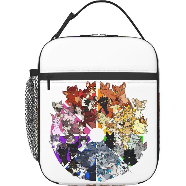 Bolsa De Almuerzo TéRmica Warrior Cats Para Mujeres NiñOs Fiambreras A Prueba De Fugas Fiambrera TéRmica Bolso Tote One Size-image