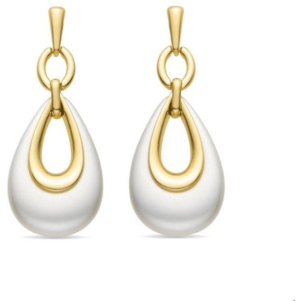 Luxenter Pendientes Con Acabado En Oro Amarillo De 18 Quilates - Humola-image