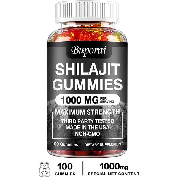 CałKowicie Naturalne, żElki Z Ekstraktem Z Mumio, 1000 Mg W Porcji, Suplement Diety, Odpowiednie ZaróWno Dla MężCzyzn, Jak I Kobiet. 100*1 Black-image