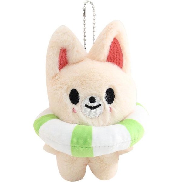 10Cm Skzoo KołO Do PłYwania Pluszowa Zabawka Kawaii Skzoo Zagubiony Wilk Pluszowy KreskóWka Wypchane ZwierząTko Lalka Kawaii Towarzysz Zabawki Prezent Dla Dzieci 10Cm-image
