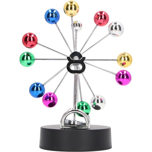 MáQuina De Movimiento Perpetuo USB BateríA Doble Uso Noria Juguete De Equilibrio Adornos Decorativos De Mesa-image