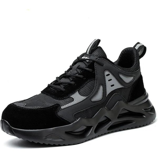 Lekkie Buty Robocze Ochronne MęSkie Damskie Buty Ze Stalowym Noskiem Niezniszczalne Buty Robocze Odporne Na Przebicie Ochronne Trampki Robocze 38-image