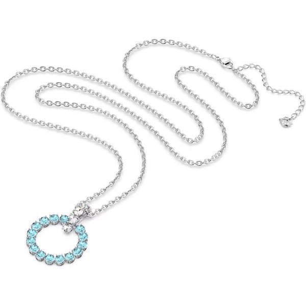 Swarovski Exalta Moda VersáTil Casual Chapado En Rodio Cristal De ImitacióN Collar Para Mujer 5643751 Silver,F White-image