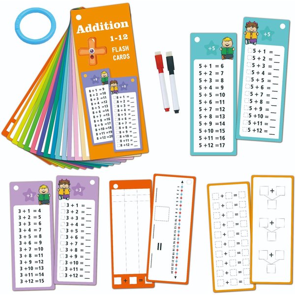 15 Szt./Zestaw Matematyka Dodawanie Odejmowanie MnożEnie Dzielenie ŚCieralne Wielokrotnego UżYtku Karty Do Nauki Liczb Pomoc Dydaktyczna Do Matematyki Dla Dzieci-image