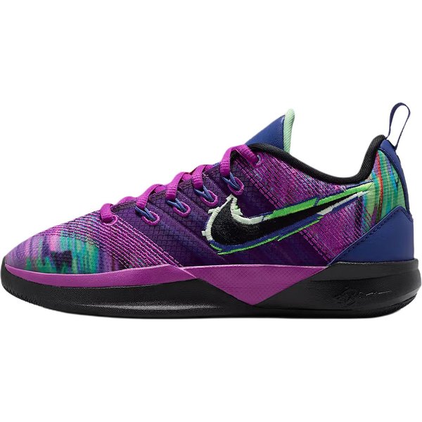 Zapatillas De Baloncesto Nike Sabrina 3 De CañA Baja Para NiñOs Morado Brillante Negro Unisex IB3090-500 33.5 Blue-image