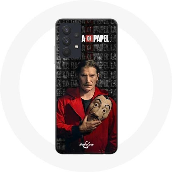 Funda Para Samsung Galaxy A32 5G - La Casa De Papel - MáScara - Flexible - SintéTica - Mixta-image