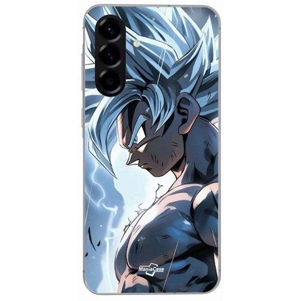 Funda - Maniacase - Galaxy A56 - Silicona - Flexible - DiseñO Goku Negro-image