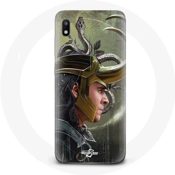 Funda - Maniacase - Samsung Galaxy A10 - Flexible - Negra - Loki Thor Ragnarok Negro-image