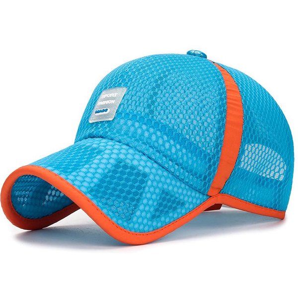 Northwood Letnia OddychająCa Siateczkowa Czapka Dla Dzieci ChłOpcóW Dziewczynek Outdoorowe Letnie Obozy Studenckie Ochrona Przed SłOńCem Czapka Baseballowa 52-57 Cm Jezioro Niebieski Kolor-image