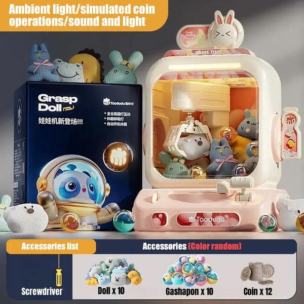 Maszyny Z Chwytakiem Dla Dzieci Gry ZręCznośCiowe Mini Automat Z Chwytakiem Z Lalkami Zabawki Typu Fidget Gra Z Chwytakiem Zabawki Na Dzień Dziecka Prezenty-image