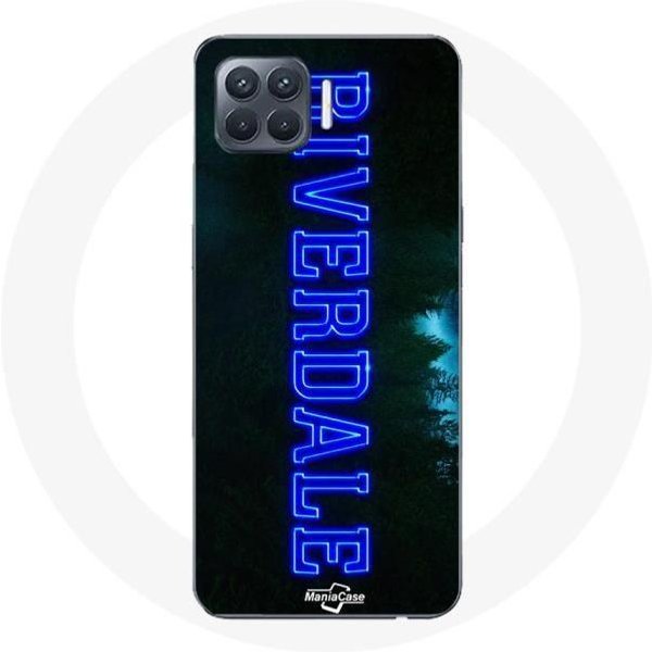 Funda - Riverdale - Oppo A93 - Flexible - Logo Azul - ProteccióN SintéTica Azul-image