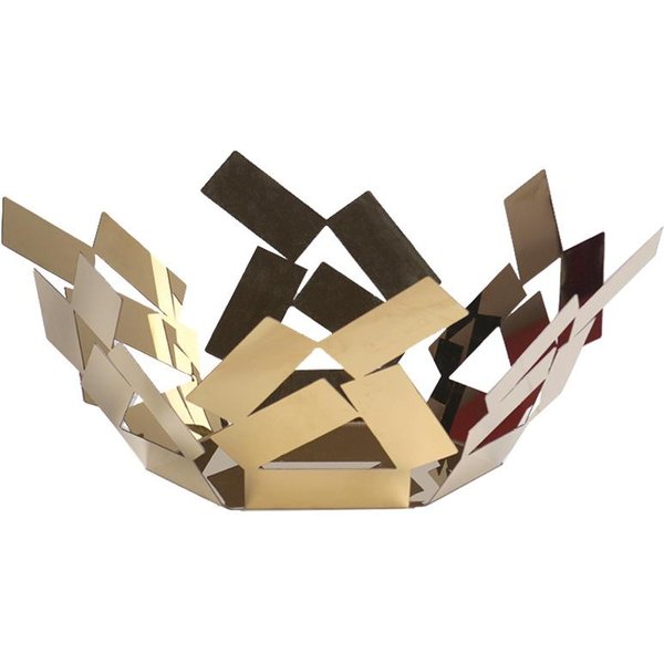 Plato De Fruta De Metal De Lujo Ligero Moderno Adornos Para Mesa De Café De Sala De Estar De DiseñAdor Maqueta DecoracióN Suave DecoracióN De Escritorio Bandeja De Almacenamiento-image