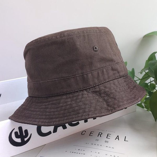 Kapelusz Typu Bucket W DużYm Rozmiarze Dla MężCzyzn, Czysta BawełNa, Panama, Kapelusz Rybacki, KoreańSki, MęSki, Damski, 59Cm 60Cm 62Cm 63Cm, Damska Panama L 57-59Cm BrąZowy-image
