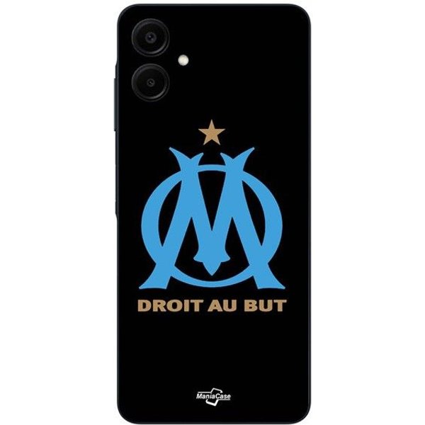 Coque Pour Samsung Galaxy A06 Logo Om Olympique De Marseille Noire Fond Maniacase Negro-image