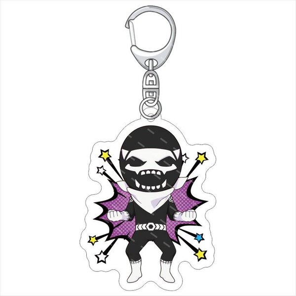 Santai Daishikkaku Go Go Loser Ranger Breloczek Akrylowy Urocze Zawieszki Do Torebki Wisiorki Prezenty Breloczek Do Kluczy Uroczy PamiąTka Llavero Kingring 6 Cm Black-image