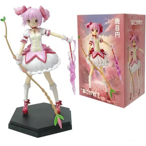 Anime Puella Magi Madoka Magica Kaname Madoka Figurka KreskóWkowa Model PVC Ozdoby Na Biurko Zabawki Dla Dzieci Prezenty ŚWiąTeczne-image