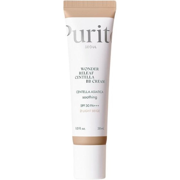 Purito Wonder Releaf Centella Cream Krem Bb Z WąKrotą Azjatycką Spf 30 Pa+++ - 21 Light Beige 30Ml-image