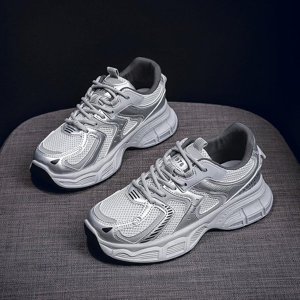 Sportowe Buty Typu 'Daddy Shoes' Są Wszechstronne, Studenckie, Na Grubej Podeszwie, ZwięKszająCe Wysokość, Codzienne I OddychająCe Buty Do Biegania 35-image