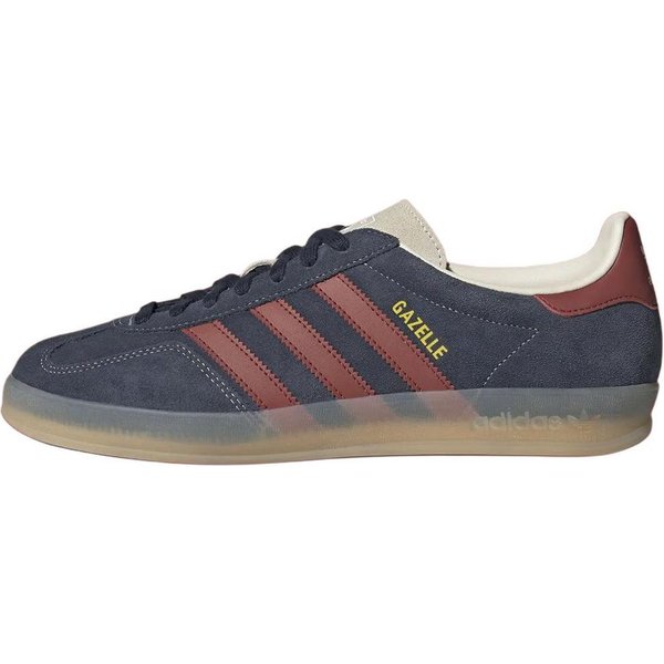 Adidas Gazelle Indoor Legend Ink Preloved Ruby Unisex Trampki Blue Wonder-White JH5404 46 Black-image