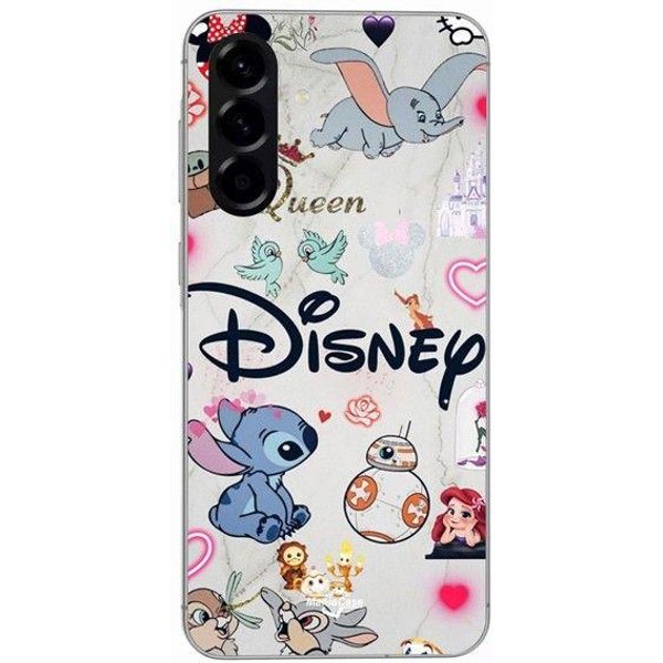 Funda - Maniacase - Samsung Galaxy A26 - Silicona - Negro - Disney Stitch Ariel Dumbo Negro-image
