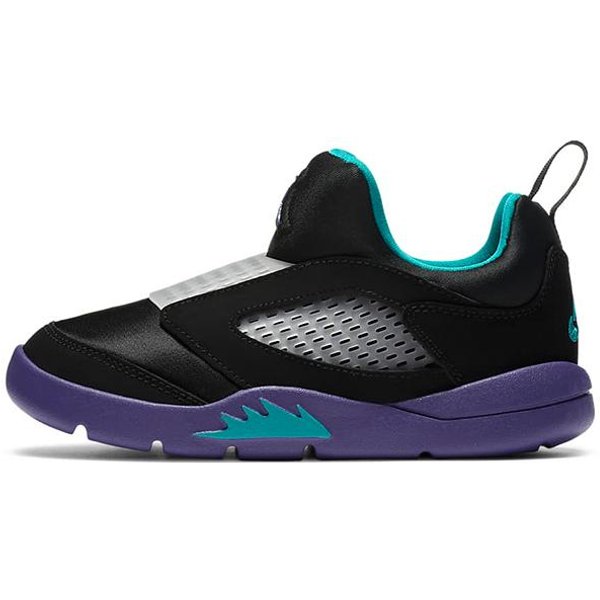 Air Jordan 5 Retro Little Flex PS 'Black Grape' 33.5 Black-image