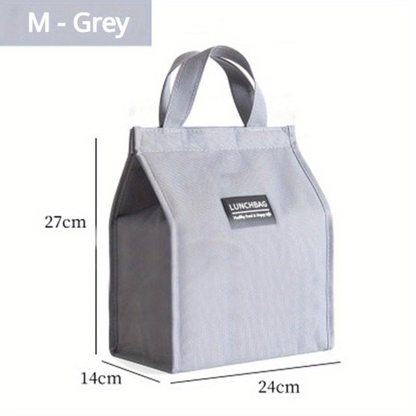 Bolsas De Almuerzo PortáTiles De Oxford De Alta Capacidad Picnic Comida Bento TéRmicamente Aisladas Refrigerador Fresco Bolsa Tote Contenedor De Almacenamiento-image