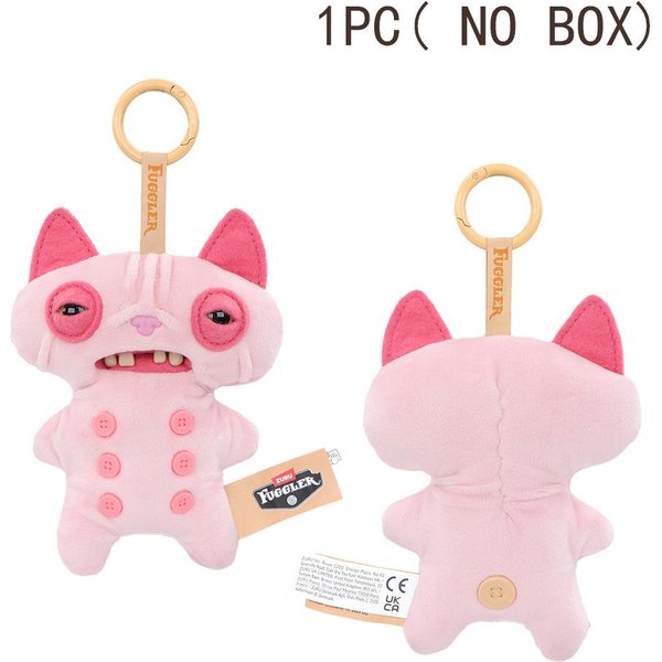 Fuggler Fugg Alley Cats Oryginalna Potworna Pluszowa Lalka Bez SierśCi Kot Mieszaniec PomarańCzowy Anime KreskóWka Pluszowe Zabawki BożE Narodzenie Prezent White-image