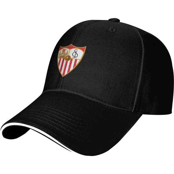 Gorra De BéIsbol Sevilla Club Sun Moda De Verano Gorra Trucker Para Hombres Mujeres Tenis Skate Gorras De BéIsbol One Size Black-image