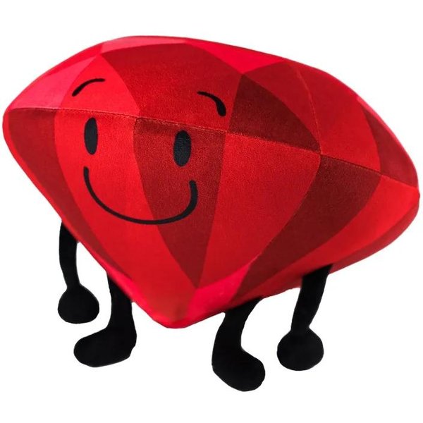 Nuevo Peluche NúMero 3 Bfdi Lindo Personaje De Dibujos Animados Peluche MuñEca Suave Rellena Regalo De CumpleañOs Para NiñOs Coleccionable-image