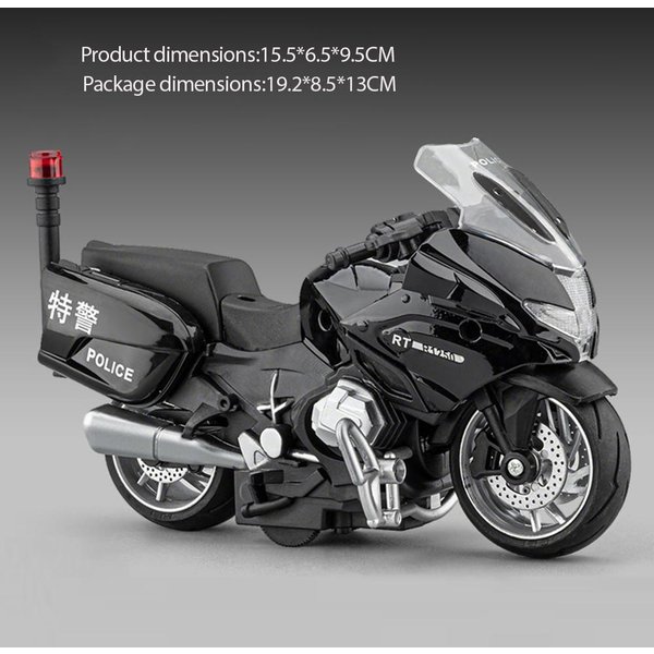 1:Skala 1:14 R1250Rt-P R1250Rt Model Motocykla Zabawki Metal Diecast DźWięK ŚWiatłO Amortyzacja Pull Back Popularne Modele Motocykli-image
