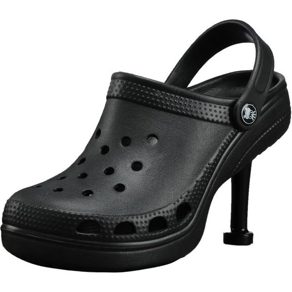 Sandalias De Verano Para Mujer Con TacóN De Aguja - Que Aumentan La Altura, VersáTiles, Suela Gruesa Zapatos De Playa 36 Negro-image