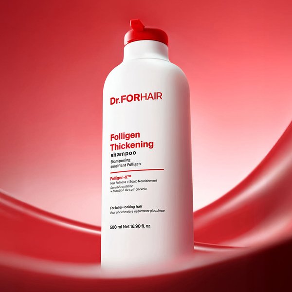 Dr.Forhair Champú Engrosador Folligen 500Ml Cuidado Del Cuero Cabelludo De Bajo Ph Fortalecimiento Capilar Champú Con Volumen-image
