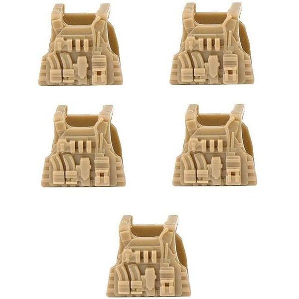Mini Figurki Akcji Broń Wojskowa HełM Kamizelka ŻOłNierz SiłY Specjalne MOC DIY Swat Armia Policja Komponenty Klocki Budowlane Zabawki-image