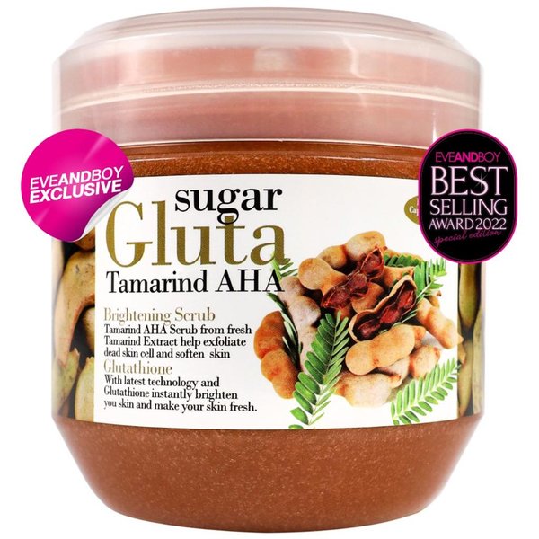 Sugar Gluta - Exfoliante Corporal Tamarindo Aha, ArmoníA Cremosa, Iluminador Con GlutatióN, 700 G. 700 G.-image
