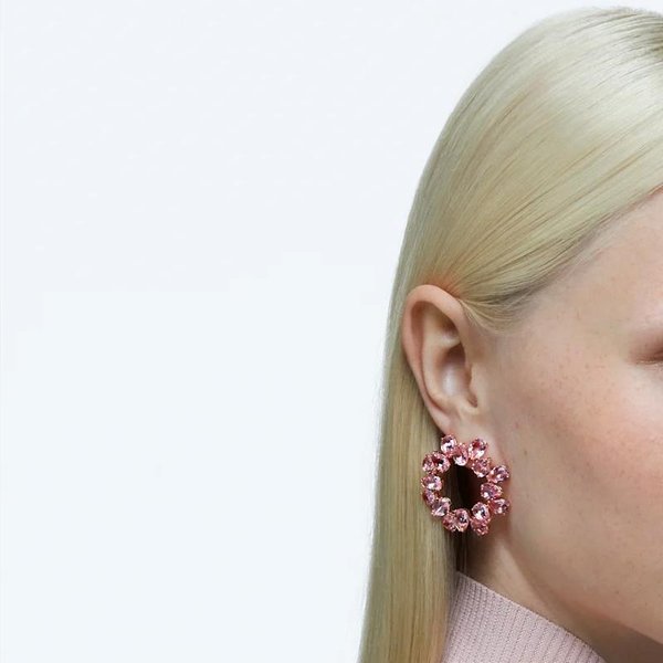 Pendientes Swarovski Matrix Para Mujer Rosa 5614932 Pink|F Gray-image