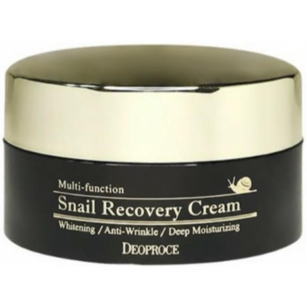 Deoproce Wielofunkcyjny Krem RegenerująCy Ze śLuzem śLimaka 100 G – GłęBoko NawilżAjąCy I Przeciwzmarszczkowy Krem Do Twarzy Snail Recovery Cream 1 Gray-image