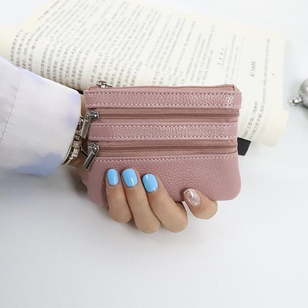 Nuevo Mini Monedero Delgado Para Mujer, Monedero PequeñO Con Cremallera, Tarjetero, Nueva Moda-image