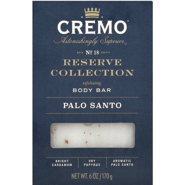 Cremo, ColeccióN Reserva, Barra Exfoliante Corporal, Palo Santo, 6 Oz (170 Gramos)-image